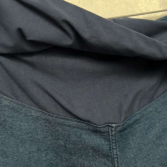 NWOT H&M MAMA High Rib Demin Blue Jeggings Size XL - Picture 3 of 8